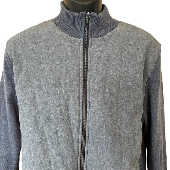 Stitch Enzo Hybrid Tech Full Zip Merino Wool Golf Jacket - Picture 2 of 13